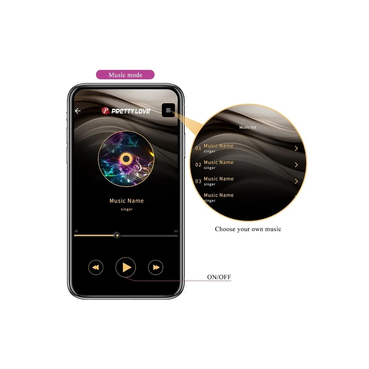 Jefferson App-Gesteuerter Analstecker Lila von Pretty Love Bottom | Fesselliebe.de