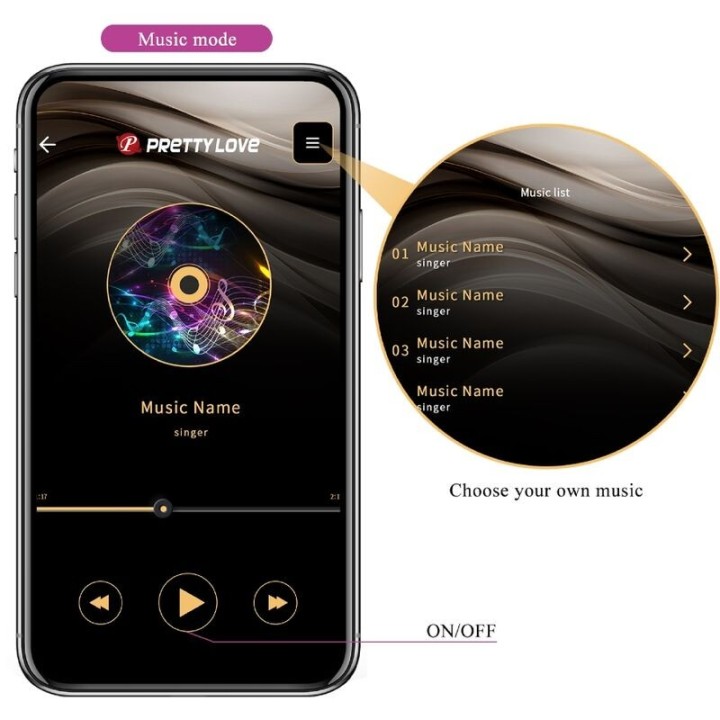 Jefferson App-Gesteuerter Analstecker Lila von Pretty Love Bottom | Fesselliebe.de
