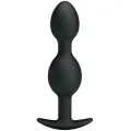 Silikon Analkugeln 12,5 cm Schwarz von Pretty Love Bottom