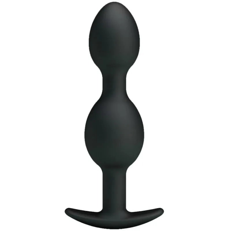 Silikon Analkugeln 12,5 cm Schwarz von Pretty Love Bottom | Fesselliebe.de