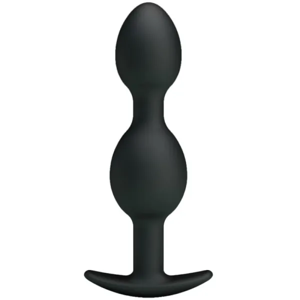 Silikon Analkugeln 12,5 cm Schwarz von Pretty Love Bottom | Fesselliebe.de