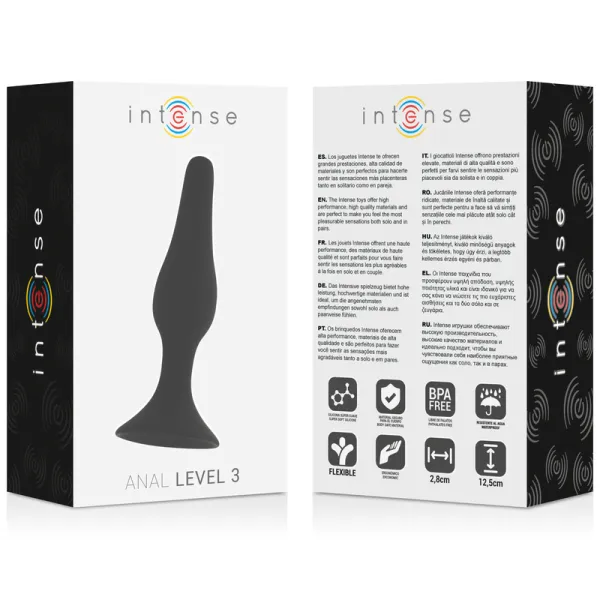 Anal Stufe 3 12,5cm Schwarz von Intense Anal Toys | Fesselliebe.de