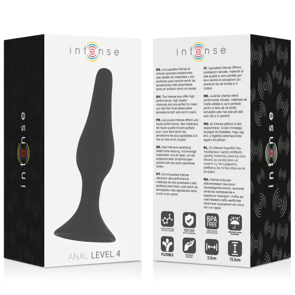Anal Stufe 4 15,5 cm Schwarz von Intense Anal Toys | Fesselliebe.de