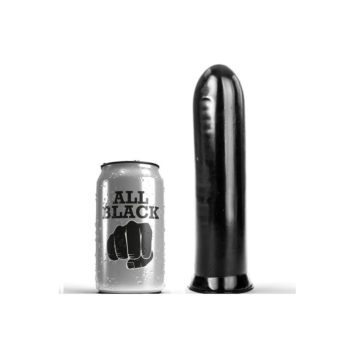 Dildo Schwarz 19 cm von All Black | Fesselliebe.de