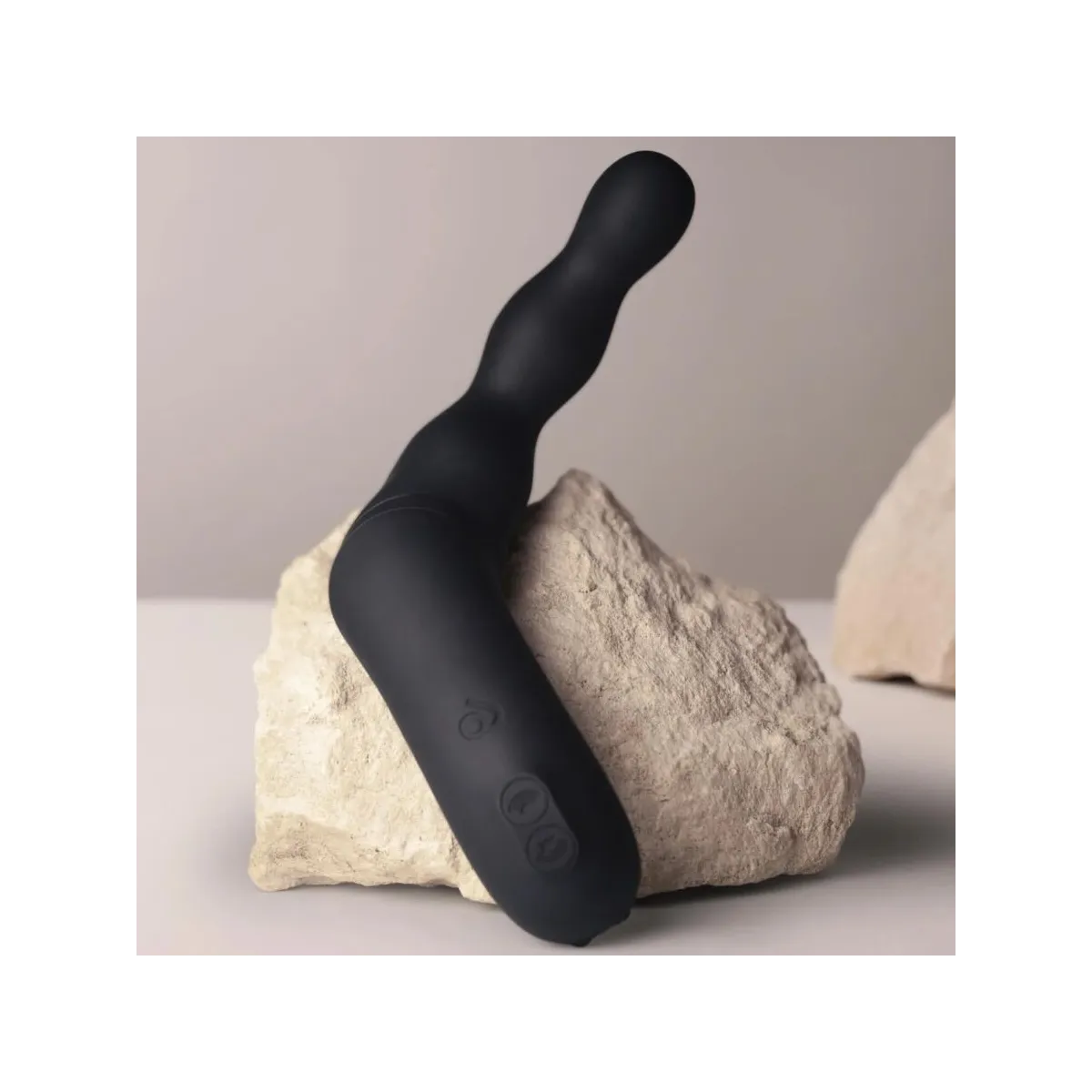 Schwarzer Prostata- und Analvibrator-Adapter von Rocks-Off | Fesselliebe.de