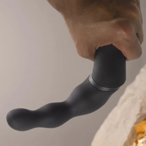 Schwarzer Prostata- und Analvibrator-Adapter von Rocks-Off | Fesselliebe.de