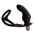 Ro-Zen Rro Anal Plug mit Vibrierendem Penisring Schwarz von Rocks-Off