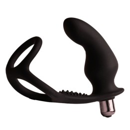 Ro-Zen Rro Anal Plug mit Vibrierendem Penisring Schwarz von Rocks-Off | Fesselliebe.de