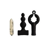 Petite Sensations Bubbles Anal Plug Vibrator Schwarz von Rocks-Off | Fesselliebe.de