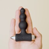 Petite Sensations Bubbles Anal Plug Vibrator Schwarz von Rocks-Off | Fesselliebe.de