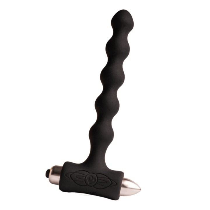 Petite Sensations Pearls Anal Plug Vibrator Schwarz von Rocks-Off | Fesselliebe.de