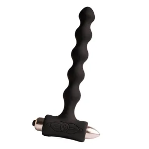 Petite Sensations Pearls Anal Plug Vibrator Schwarz von Rocks-Off | Fesselliebe.de