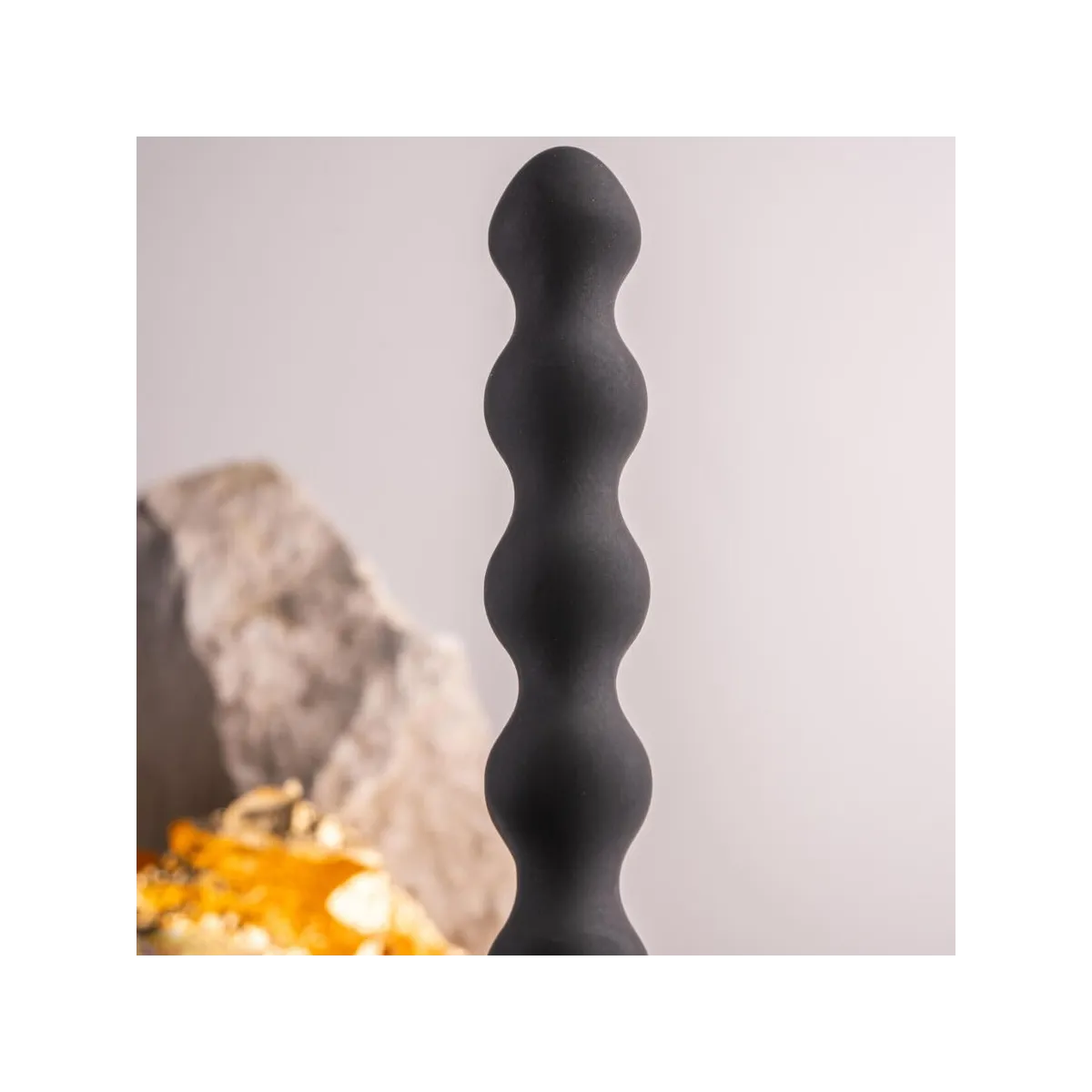 Petite Sensations Pearls Anal Plug Vibrator Schwarz von Rocks-Off | Fesselliebe.de
