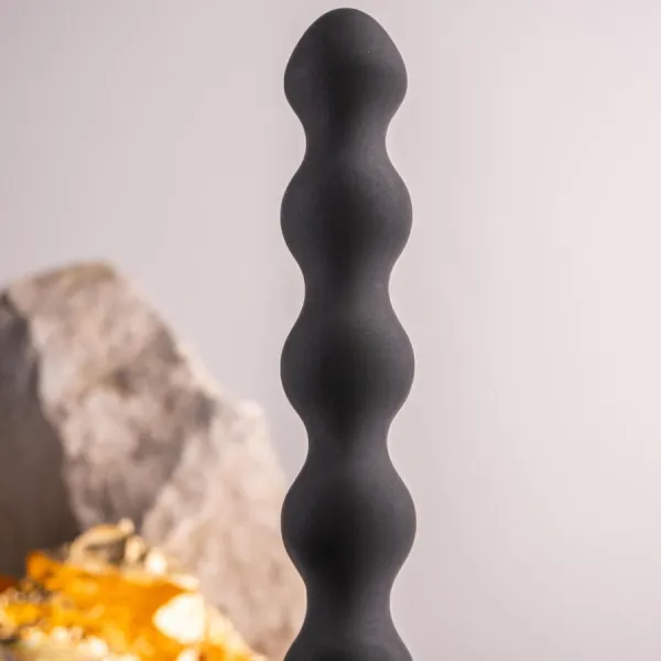 Petite Sensations Pearls Anal Plug Vibrator Schwarz von Rocks-Off | Fesselliebe.de