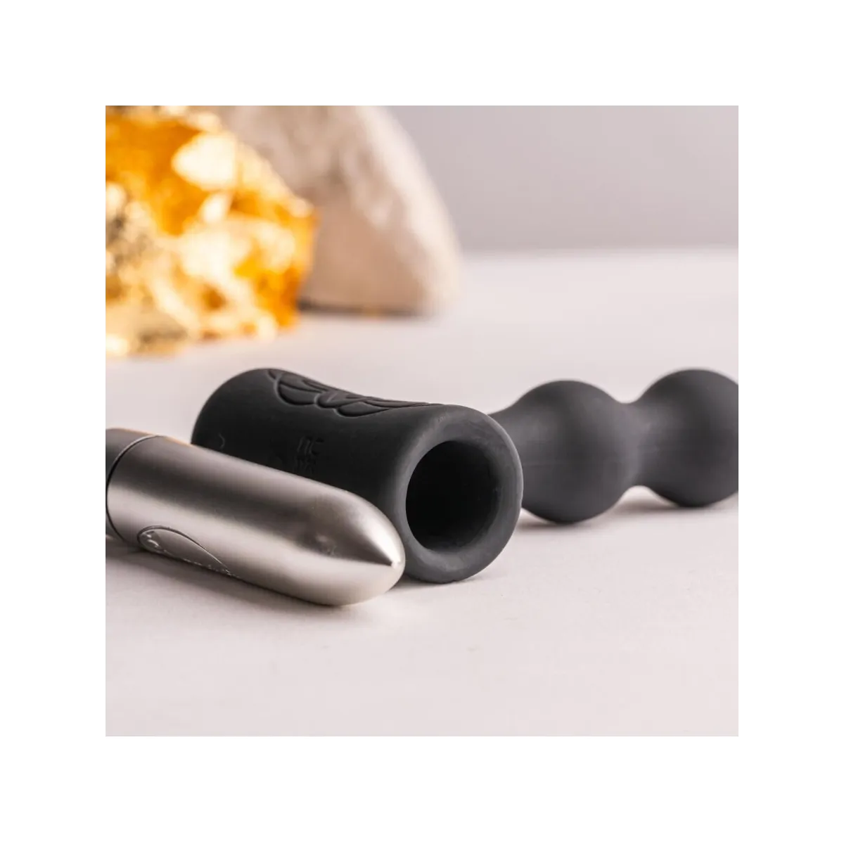 Petite Sensations Pearls Anal Plug Vibrator Schwarz von Rocks-Off | Fesselliebe.de