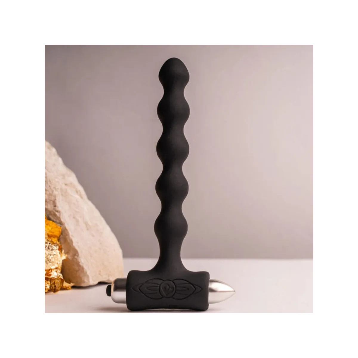 Petite Sensations Pearls Anal Plug Vibrator Schwarz von Rocks-Off | Fesselliebe.de