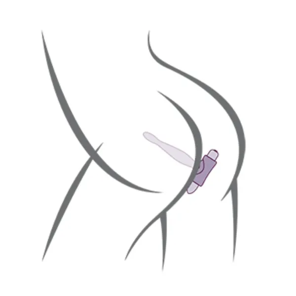 Petite Sensations Teazer Anal Plug Vibrator Lila von Rocks-Off | Fesselliebe.de