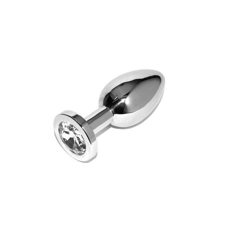 Analplug Diamant Transparent Klein 5,71 cm von Metal Hard | Fesselliebe.de