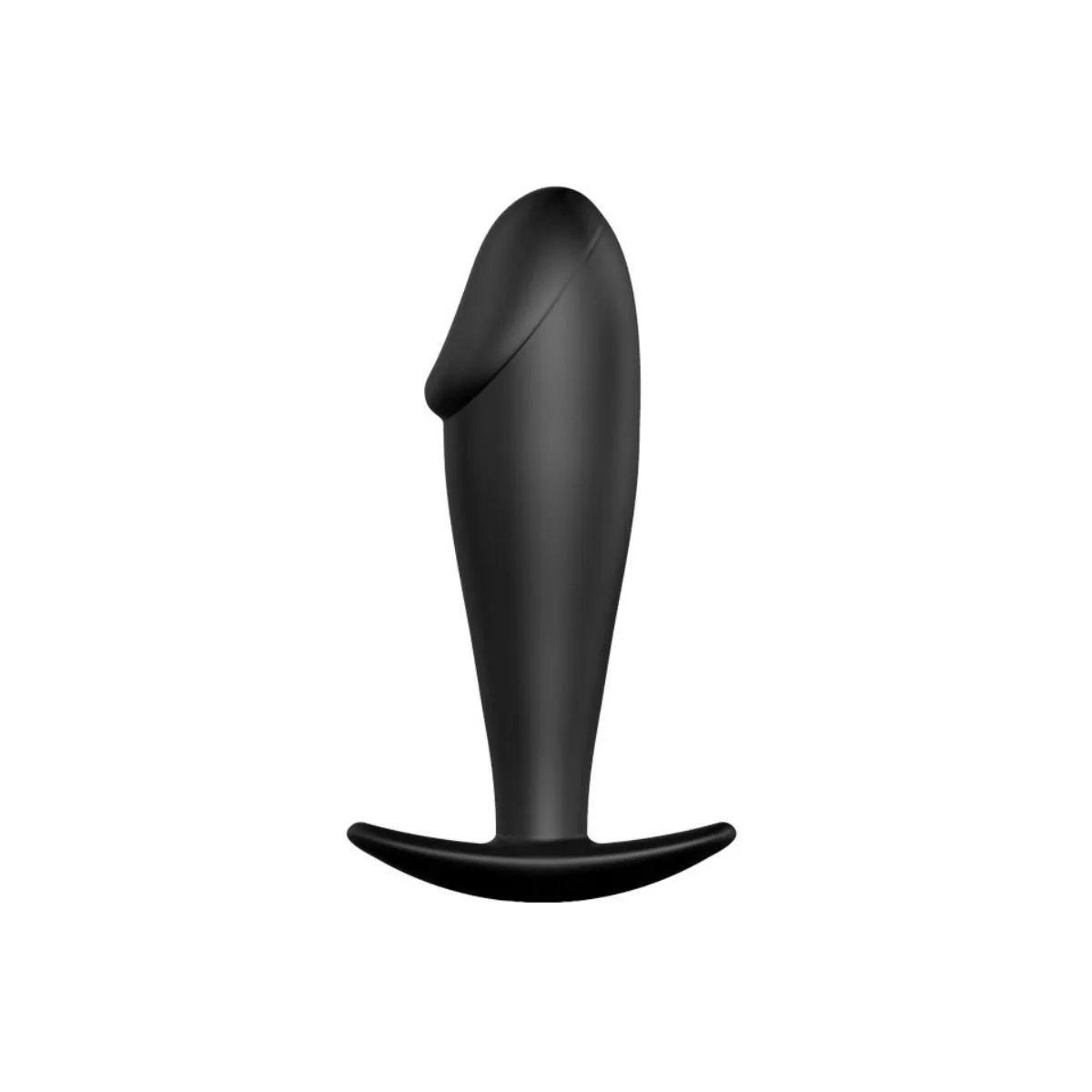 Anal Plug Silikon Penisform Schwarz von Pretty Love Bottom | Fesselliebe.de