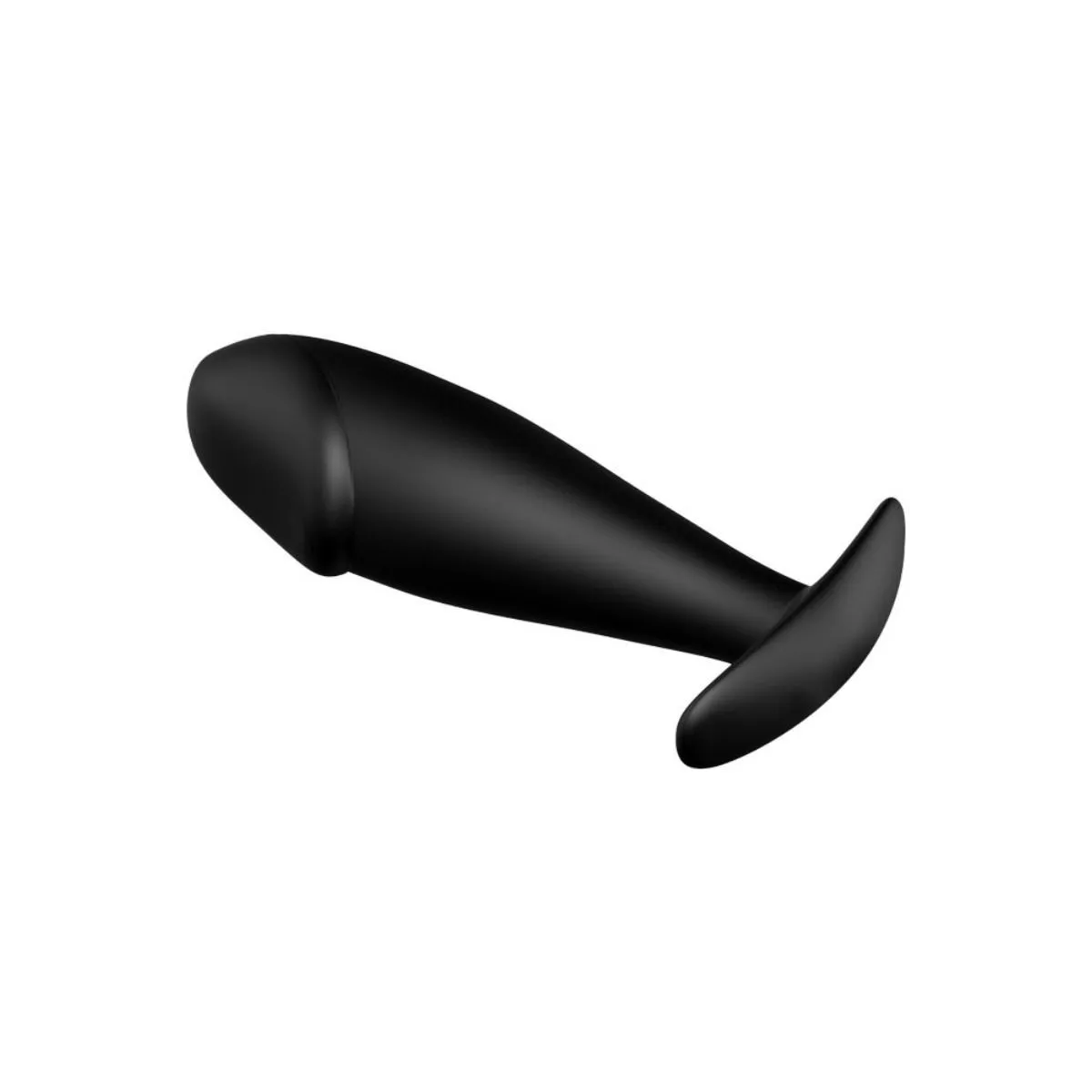 Anal Plug Silikon Penisform Schwarz von Pretty Love Bottom | Fesselliebe.de