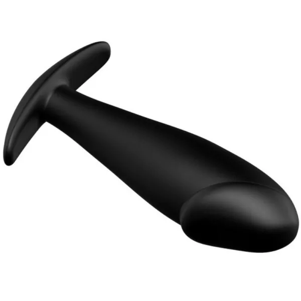 Anal Plug Silikon Penisform Schwarz von Pretty Love Bottom | Fesselliebe.de