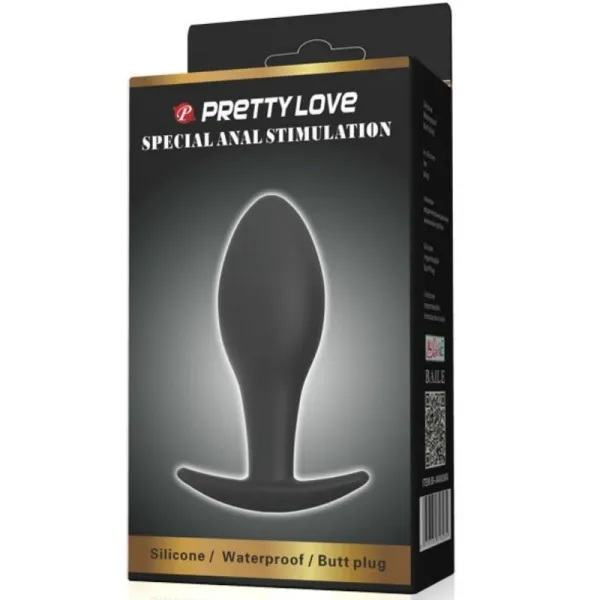 Anal Plug Silikonanker 8,5 cm Schwarz von Pretty Love Bottom | Fesselliebe.de
