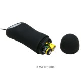 Silikon Analplug 12 Vibrationsmodi Schwarz von Pretty Love | Fesselliebe.de