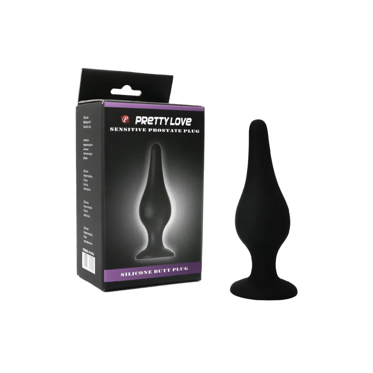 Ergonomischer Silikonstecker 14 cm von Pretty Love Bottom | Fesselliebe.de