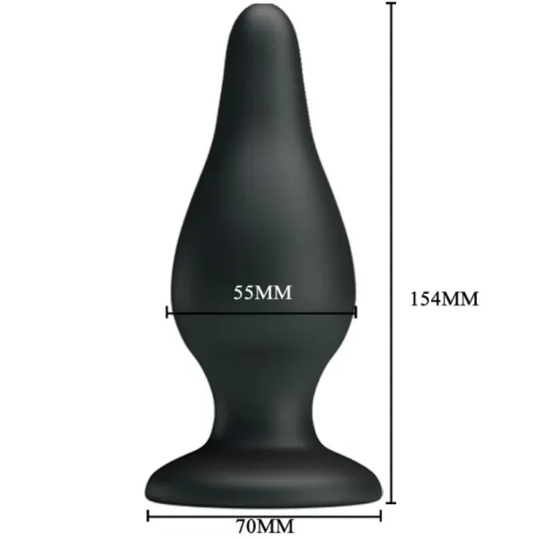 Ergonomischer Silikonstecker 15,4 cm von Pretty Love Bottom | Fesselliebe.de