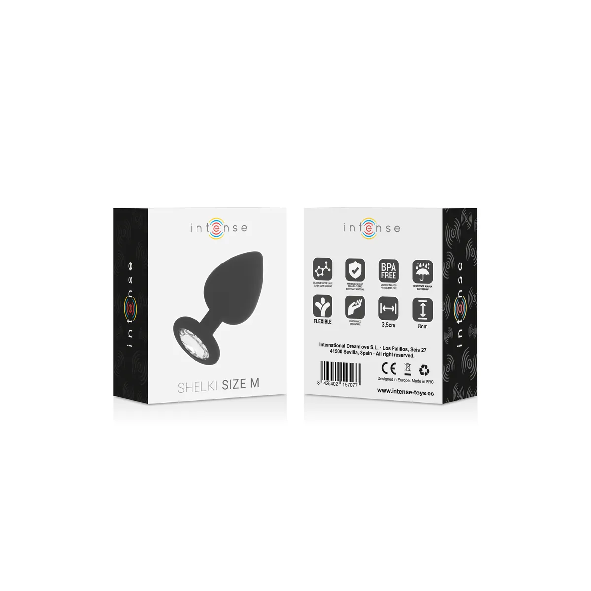 Shelki M Anal Plug Schwarz von Intense Anal Toys | Fesselliebe.de