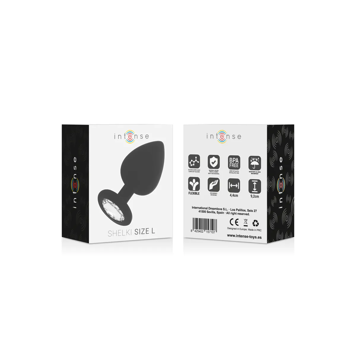 Shelki L Anal Plug Schwarz von Intense Anal Toys | Fesselliebe.de