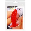 Unisex Analplug mit Rotem Saugnapf von Baile Anal