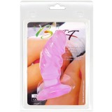 Unisex Analplug mit Rosa Saugnapf von Baile Anal | Fesselliebe.de