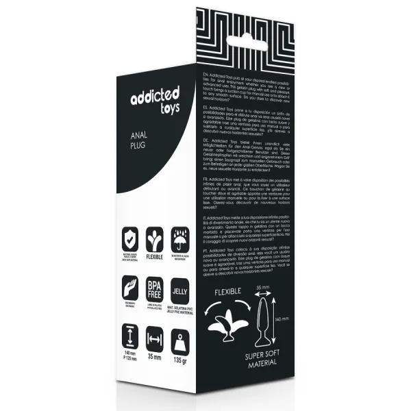 Analplug 13,5 cm von Addicted Toys | Fesselliebe.de
