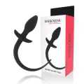 Analplug 28 cm Schwarzes Silikon von Darkness Anal