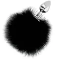 Extra Anal Buttplug mit Schwanz Schwarz 7 cm von Darkness Anal