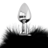 Extra Anal Buttplug mit Schwanz Schwarz 7 cm von Darkness Anal | Fesselliebe.de