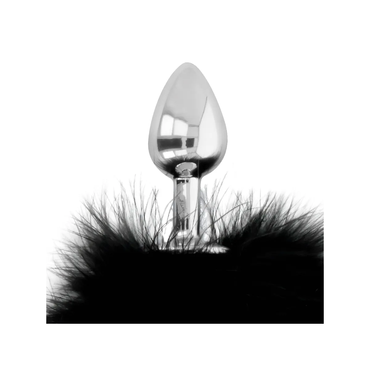 Extra Anal Buttplug mit Schwanz Schwarz 7 cm von Darkness Anal | Fesselliebe.de