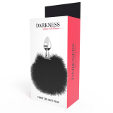 Extra Anal Buttplug mit Schwanz Schwarz 7 cm von Darkness Anal | Fesselliebe.de