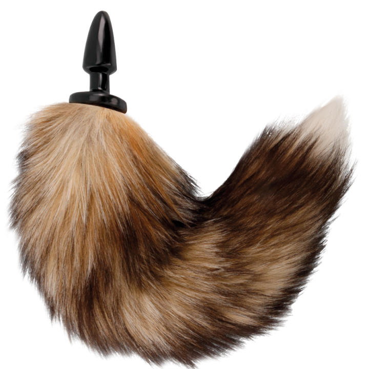 Natürlicher Schwanz mit Silikon-Analsplug 10 cm von Darkness Anal | Fesselliebe.de