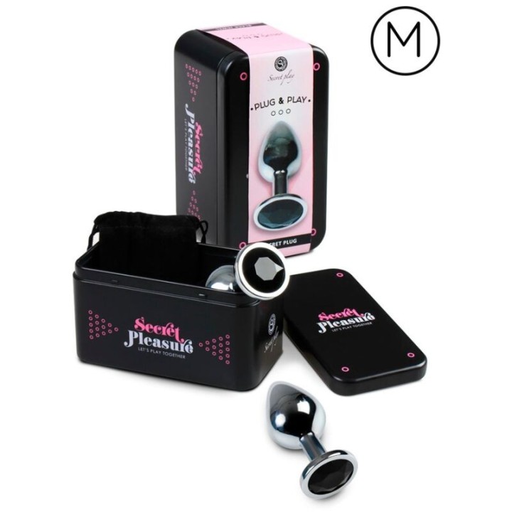 Analplug Schwarz M von Secretplay Toys | Fesselliebe.de