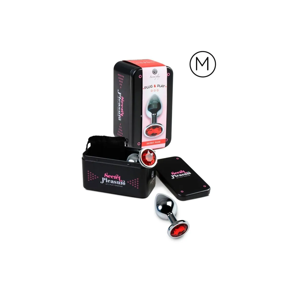 Analplug Rot M von Secretplay Toys | Fesselliebe.de