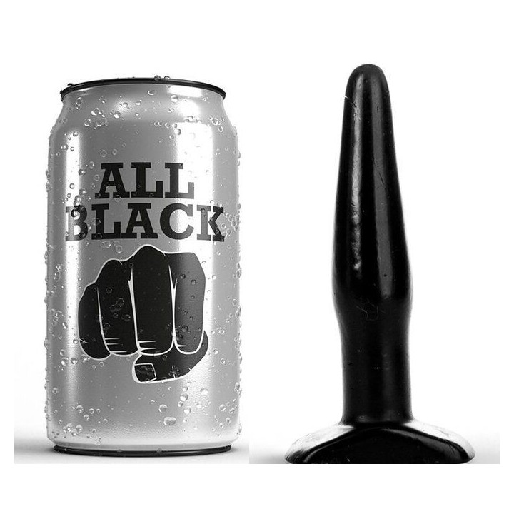 Stecker Schwarz 11 cm von All Black | Fesselliebe.de