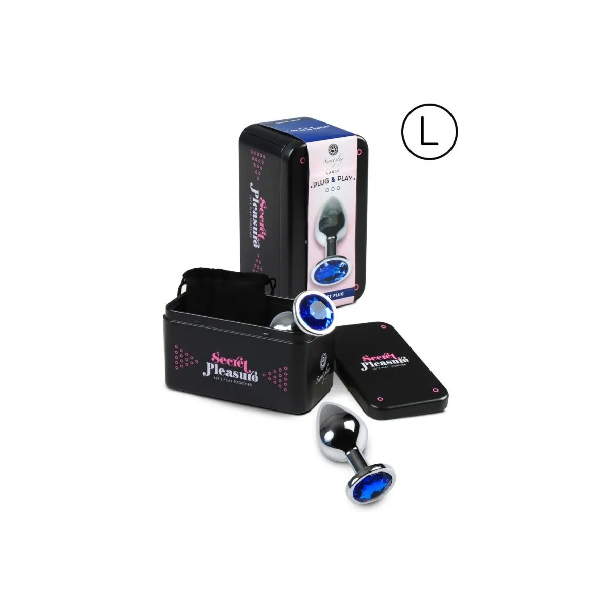 Analplug Grösse L Blau von Secretplay Toys | Fesselliebe.de