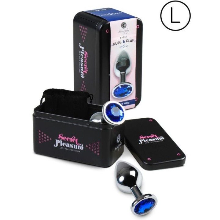 Analplug Grösse L Blau von Secretplay Toys | Fesselliebe.de