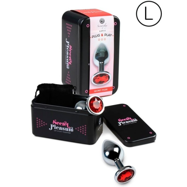 Analplug Grösse L Rot von Secretplay Toys | Fesselliebe.de