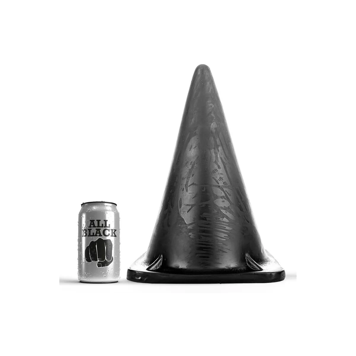 Dreieckiger Stecker 30 cm von All Black | Fesselliebe.de