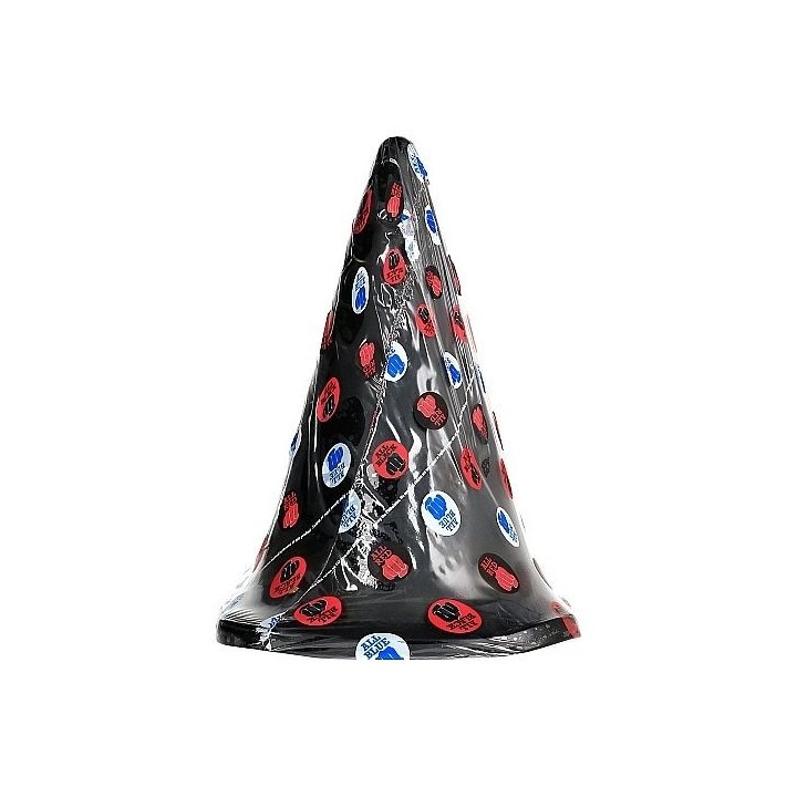 Dreieckiger Stecker 30 cm von All Black | Fesselliebe.de