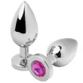Anal Plug Diamant Rosa Klein 5,71 cm von Metal Hard