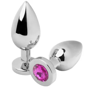 Anal Plug Diamant Rosa Klein 5,71 cm von Metal Hard | Fesselliebe.de